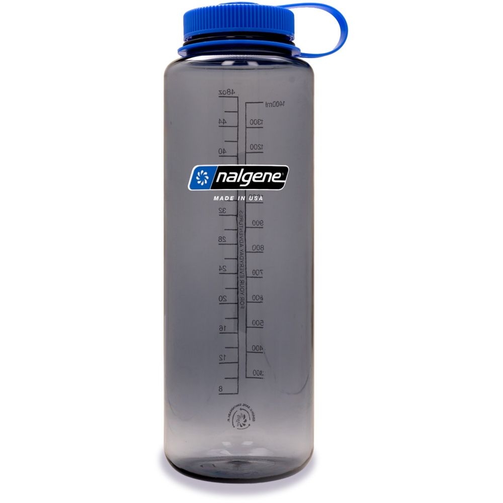 Nalgene Silo Wide Mouth 1,5L Gray Sustain N2020-0148 drinkflessen en thermosflessen online bestellen bij Kathmandu Outdoor & Travel