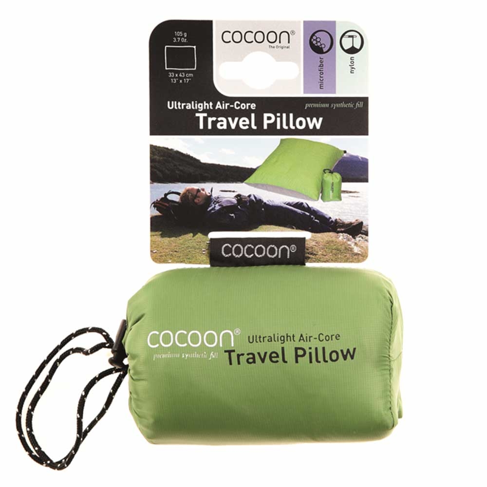 Cocoon Air Core Pillow UL M Wasabi CACP3UL2N slaapzakken online bestellen bij Kathmandu Outdoor & Travel