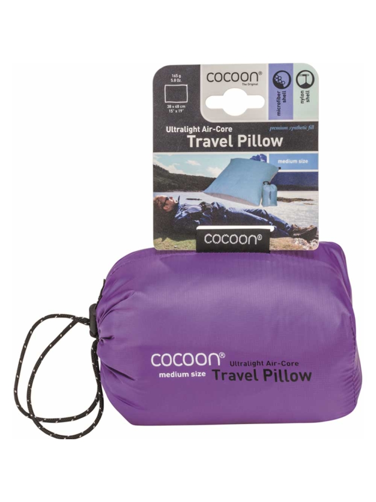 Cocoon Air Core Pillow UL M Purple CACP3UL6N slaapzakken online bestellen bij Kathmandu Outdoor & Travel