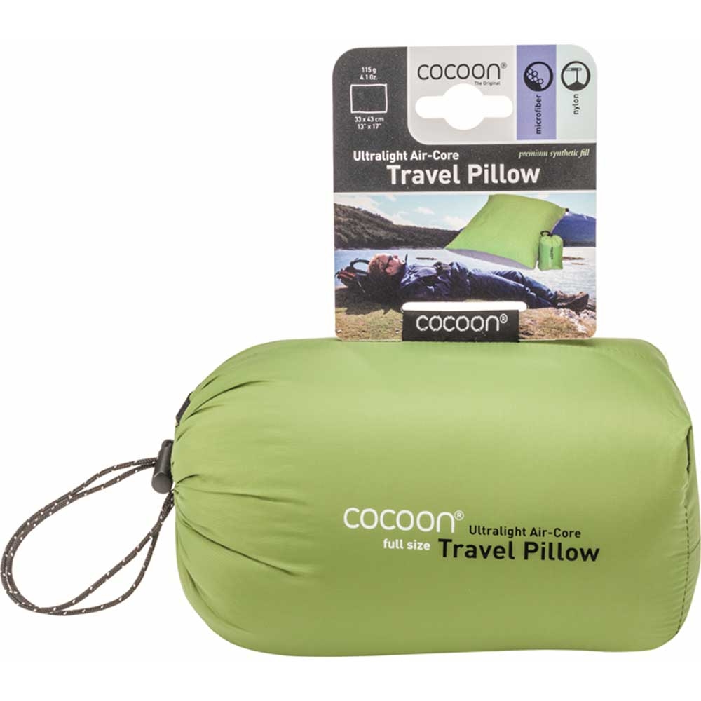 Cocoon Air Core Pillow UL XL Wasabi CACP5UL2N slaapzakken online bestellen bij Kathmandu Outdoor & Travel
