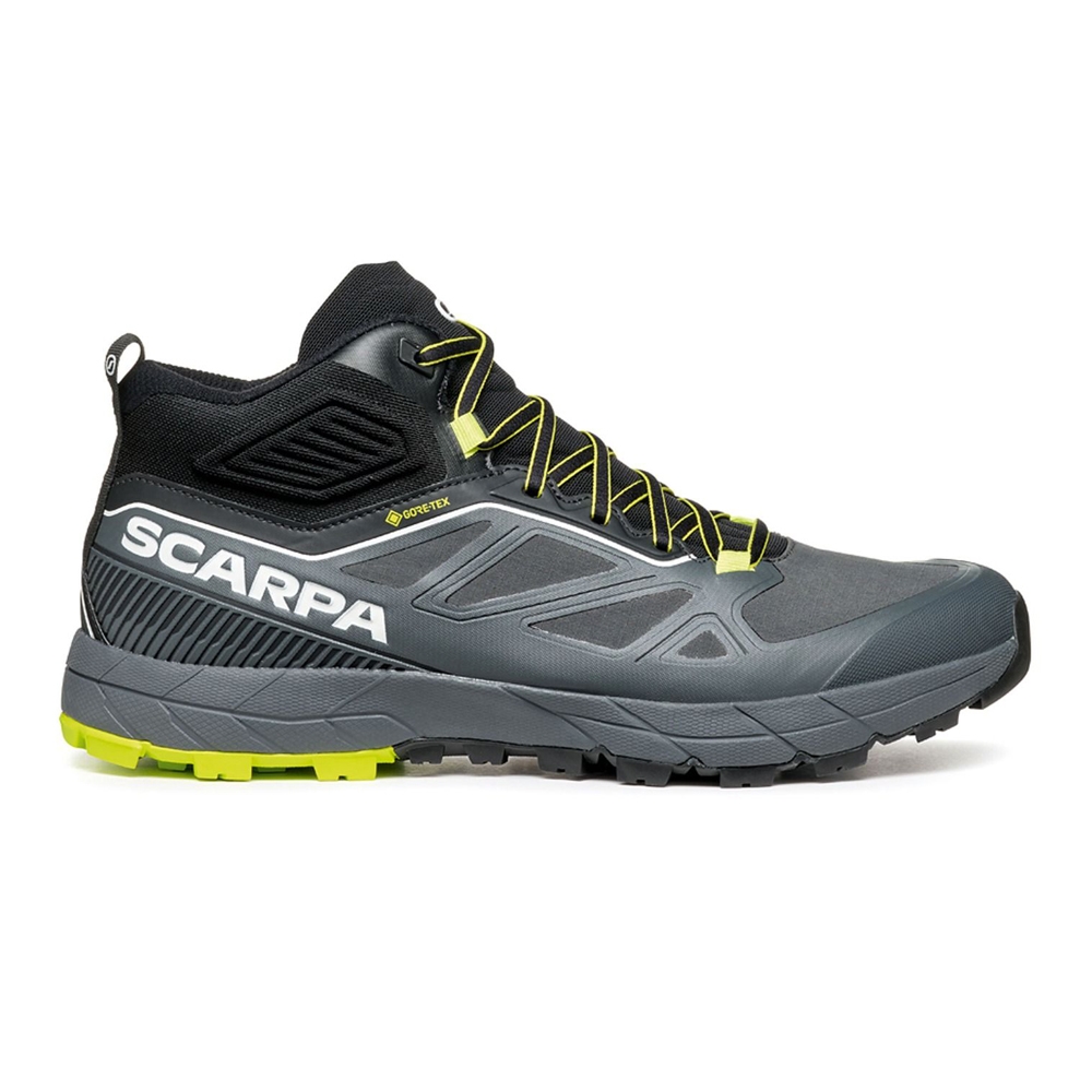 Scarpa Rapid Mid GTX Antracite/AcidLime 72695G-M-116 wandelschoenen heren online bestellen bij Kathmandu Outdoor & Travel