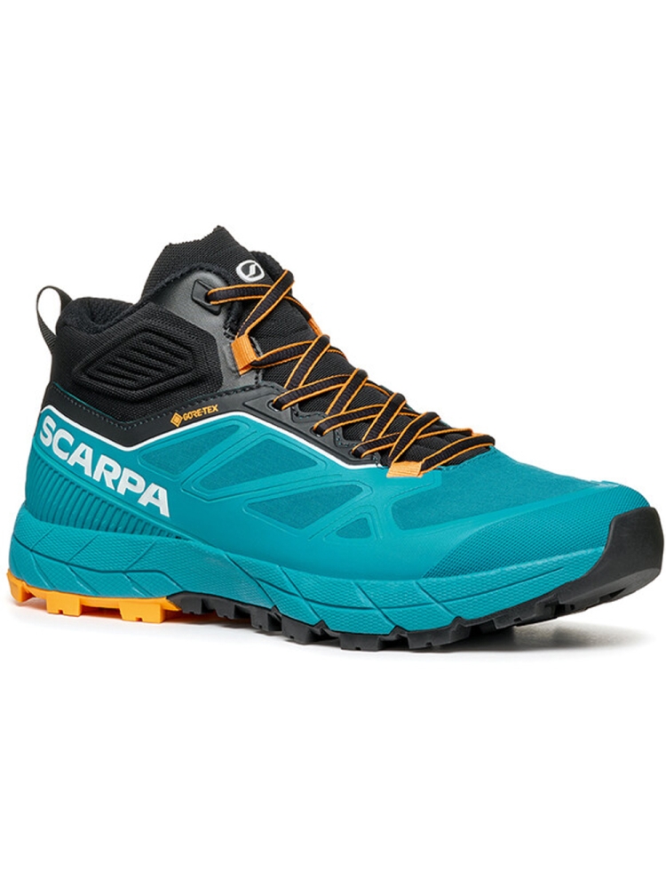 Scarpa Rapid Mid GTX Women's BlueBay/SunnyOrange 72695G-L-268 wandelschoenen dames online bestellen bij Kathmandu Outdoor & Travel