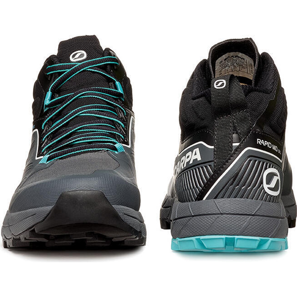 Scarpa Rapid Mid GTX Women's Antracite/Turquoise 72695G-L-117 wandelschoenen dames online bestellen bij Kathmandu Outdoor & Travel