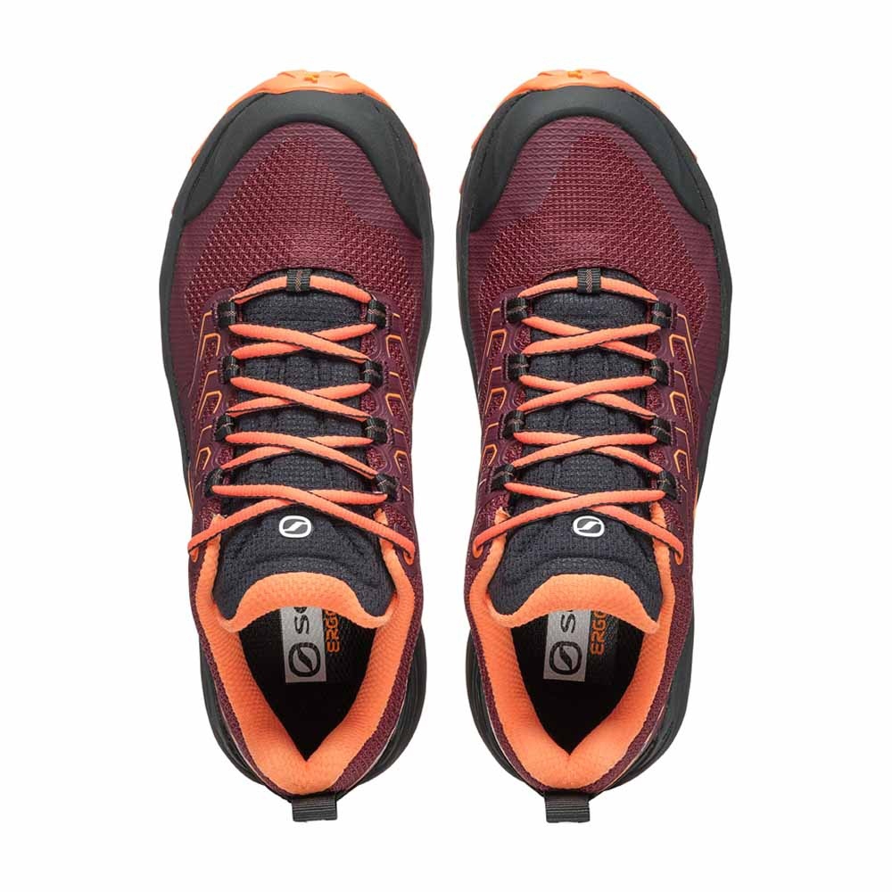 Scarpa Rush 2 GTX Women's Burgundy/DustyOrange 63131G-L-1037 wandelschoenen dames online bestellen bij Kathmandu Outdoor & Travel