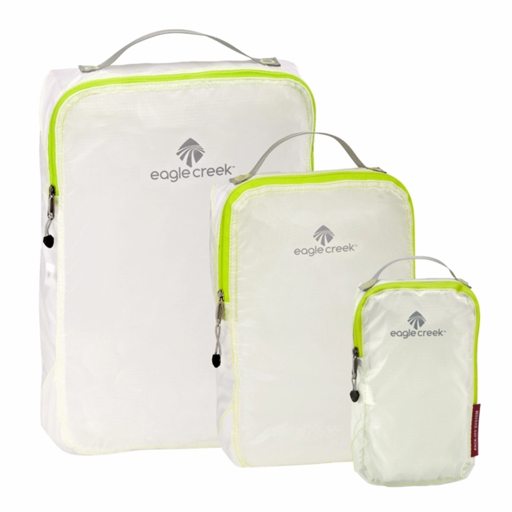 Eagle Creek Pack-It Specter Cube Set XS/S/M White/Strobe EC041168002 reisaccessoires online bestellen bij Kathmandu Outdoor & Travel
