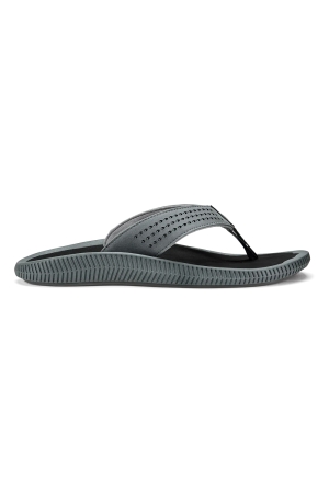 Olukai Ulele Dark Shadow/Black 10435-6C40 slippers online bestellen bij Kathmandu Outdoor & Travel