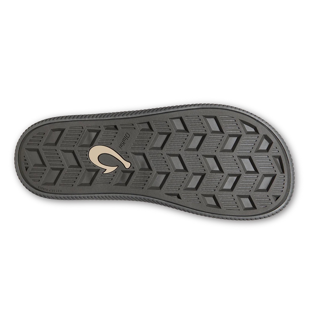 Olukai Ulele Dark Shadow/Black 10435-6C40 slippers online bestellen bij Kathmandu Outdoor & Travel