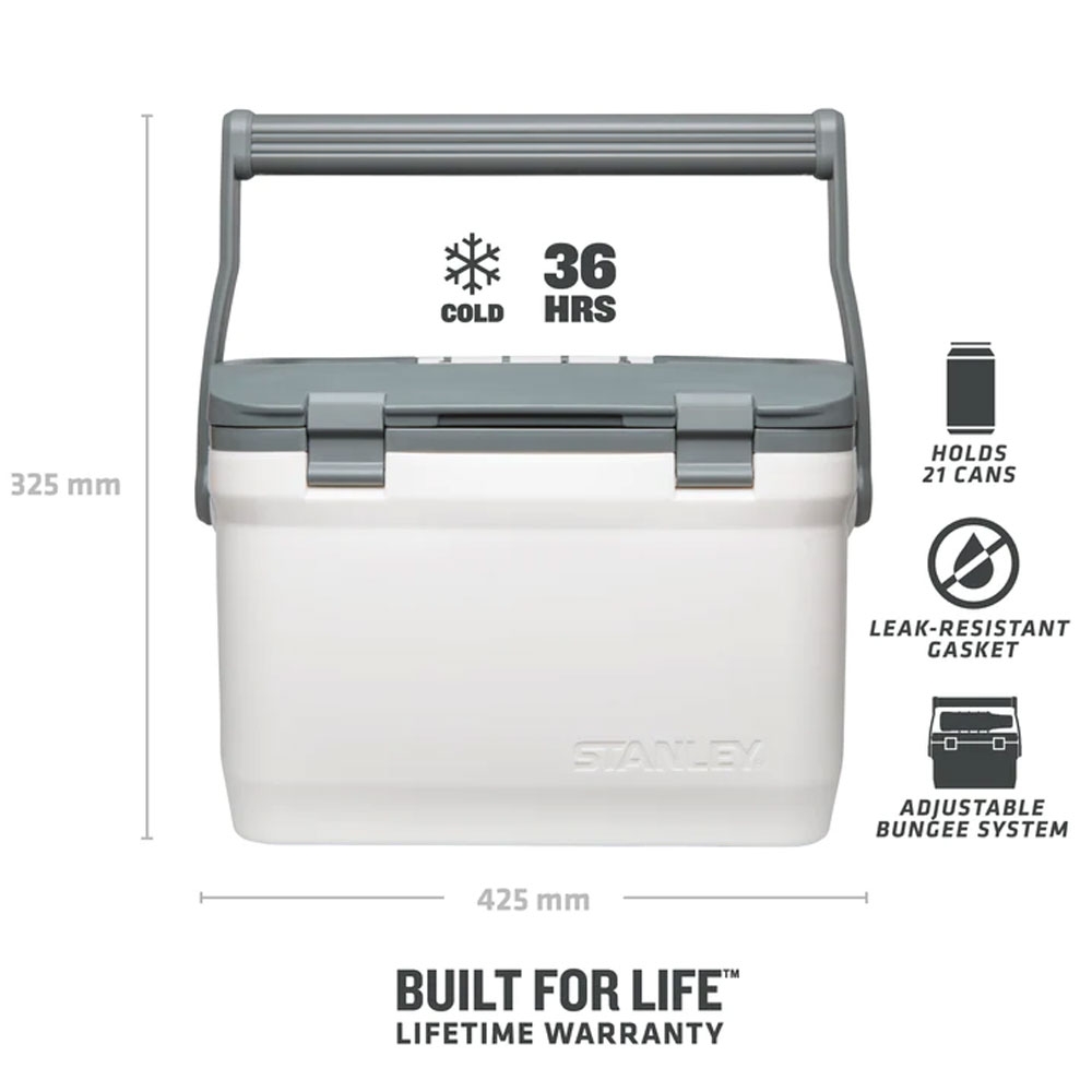 Stanley The Easy Carry Outdoor Cooler 6,6L Polar 10-01622-086 koken online bestellen bij Kathmandu Outdoor & Travel