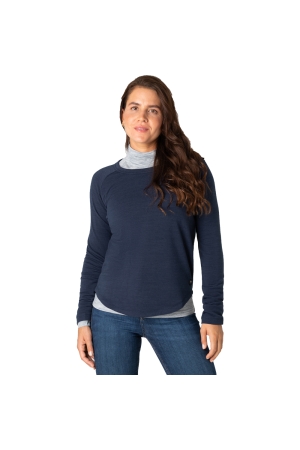 Super Natural Essential Crew Women's Blue Iris Melange SNW015540-I22 shirts en tops online bestellen bij Kathmandu Outdoor & Travel
