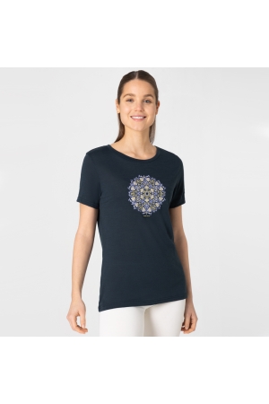 Super Natural  Ornament Tee Women's Blueberry/Lavender/Gold