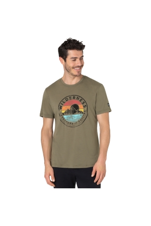 Super Natural  Wilderness Tee Stone Grey/Various