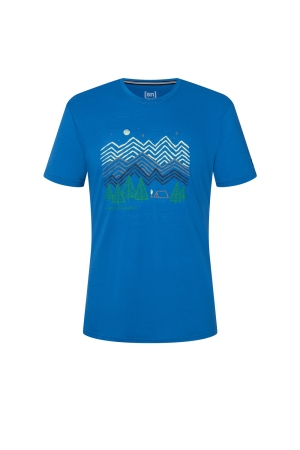 Super Natural Camping Nights Tee High Tide/Various SNMP01104-W79 shirts en tops online bestellen bij Kathmandu Outdoor & Travel