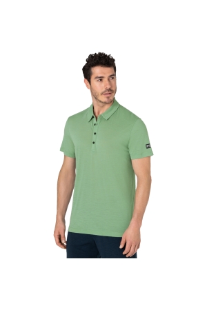 Super Natural  Travel Polo Loden Frost