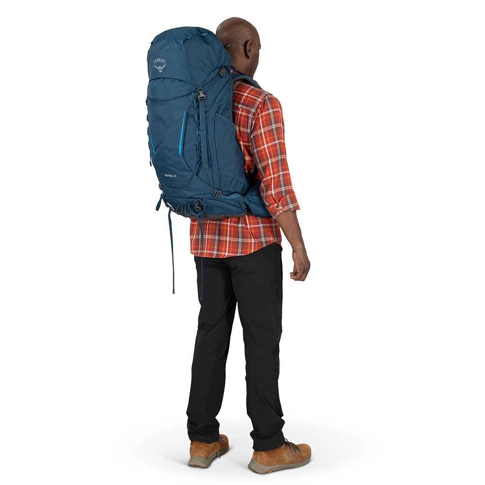Osprey Kestrel 48 Atlas Blue 3012-517 dagrugzakken online bestellen bij Kathmandu Outdoor & Travel