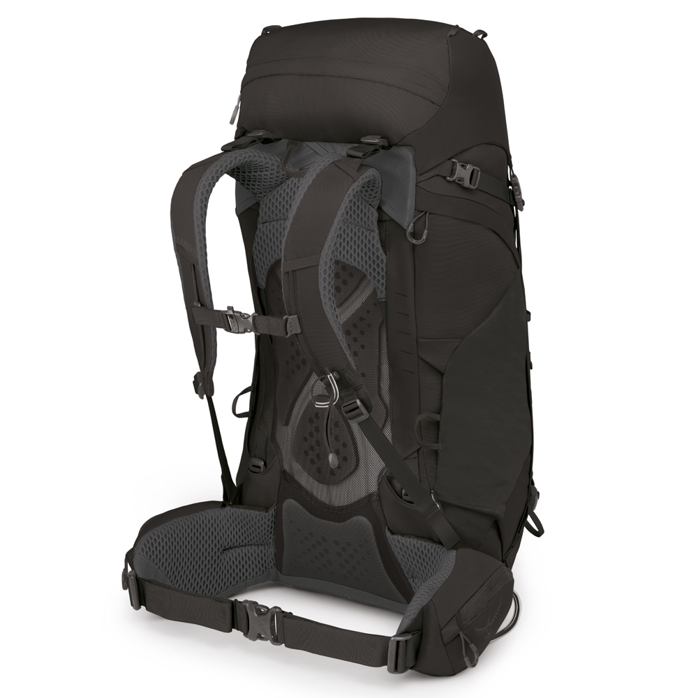 Osprey Kestrel 48 Black 3012-1 dagrugzakken online bestellen bij Kathmandu Outdoor & Travel