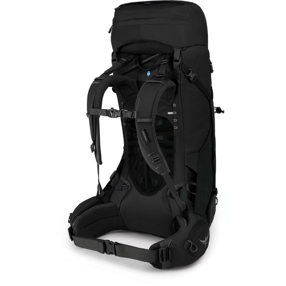 Osprey Aether 55 Black 1000287 trekkingrugzakken online bestellen bij Kathmandu Outdoor & Travel
