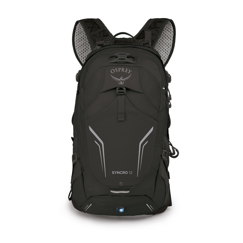 Osprey Syncro 12 Black 10005068 dagrugzakken online bestellen bij Kathmandu Outdoor & Travel