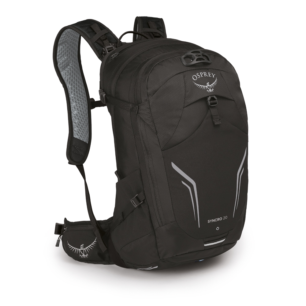 Osprey Syncro 20 Black 10005065 dagrugzakken online bestellen bij Kathmandu Outdoor & Travel