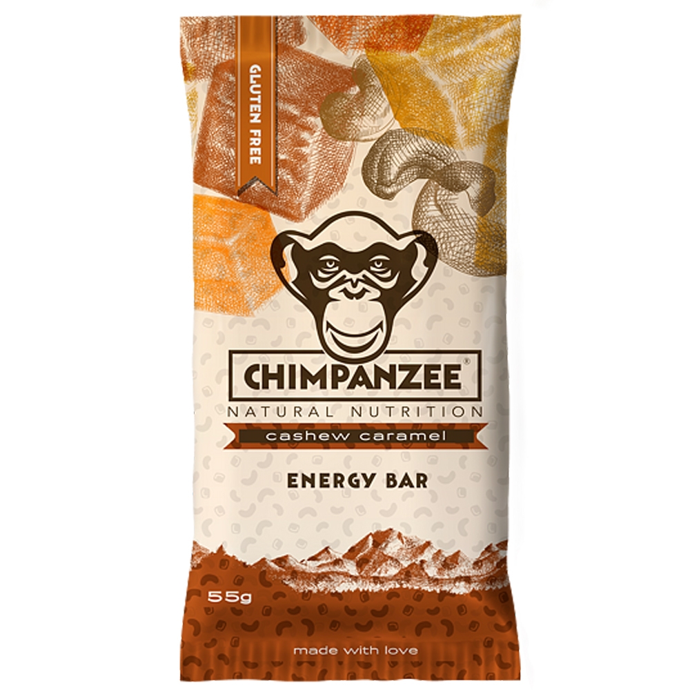Chimpanzee Energy Bar Cashew Caramel    CH100023E maaltijden en voedsel online bestellen bij Kathmandu Outdoor & Travel