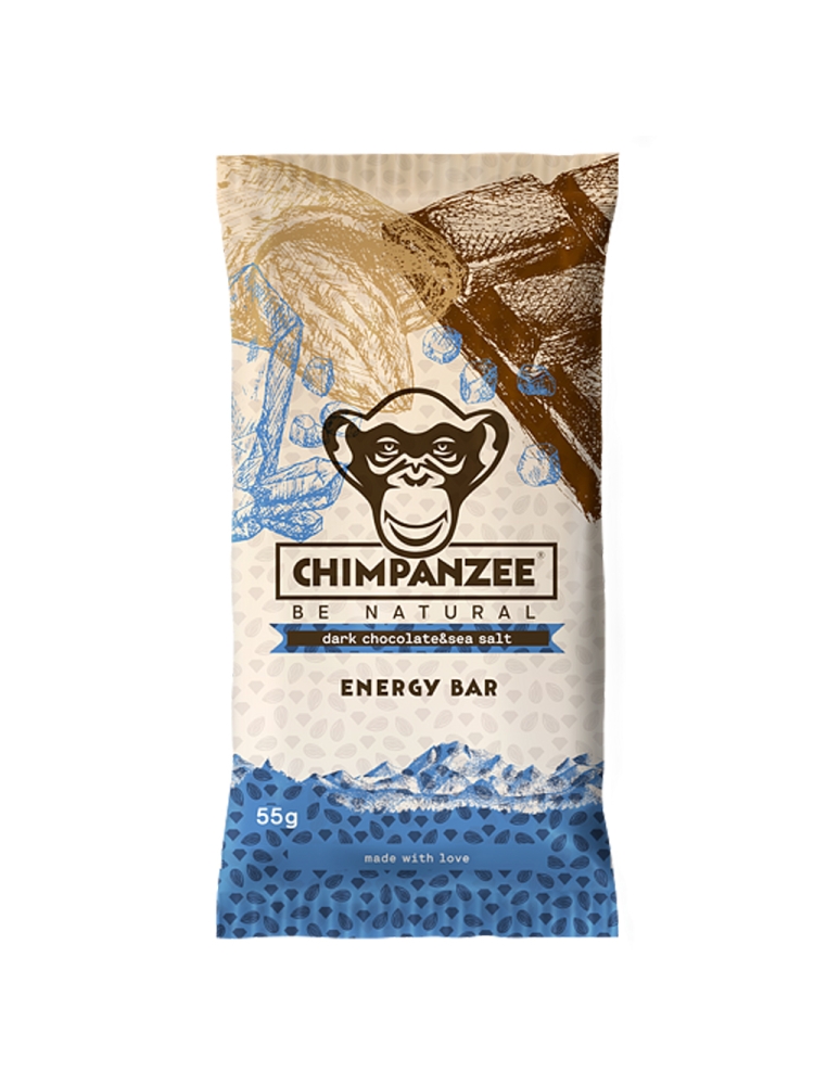 Chimpanzee Energy Bar Dark Chocolate & Sea Salt   CH100078E maaltijden en voedsel online bestellen bij Kathmandu Outdoor & Travel