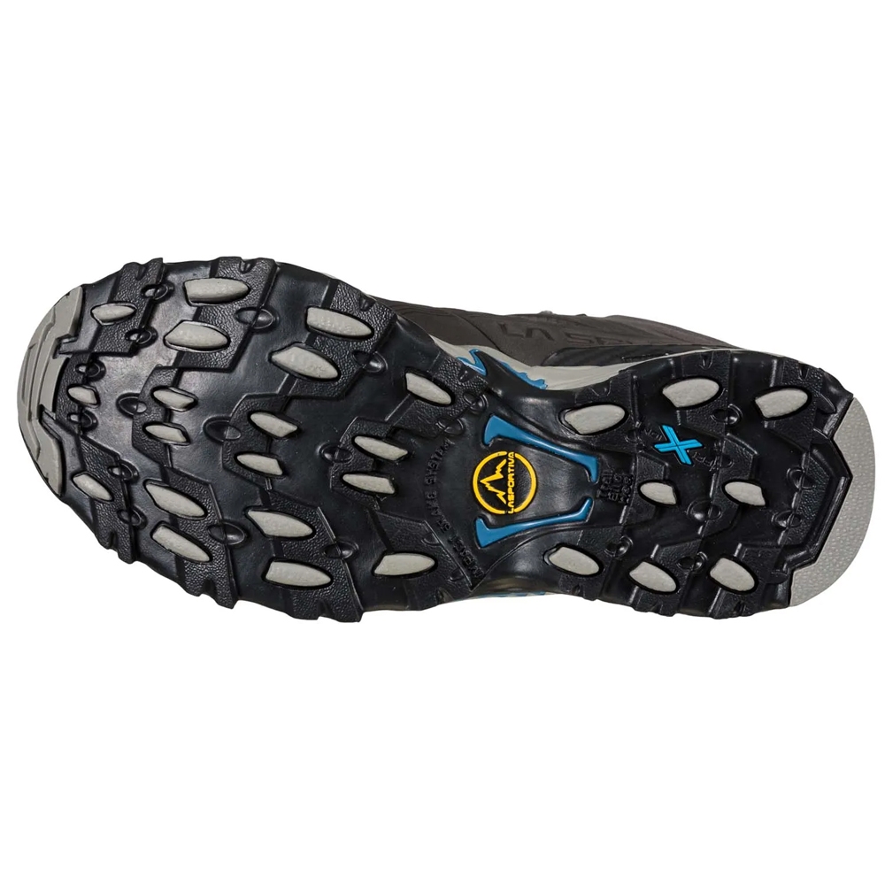 La Sportiva Ultra Raptor II Mid Leather GTX Women's Carbon/Atlantic 34L900630 wandelschoenen dames online bestellen bij Kathmandu Outdoor & Travel