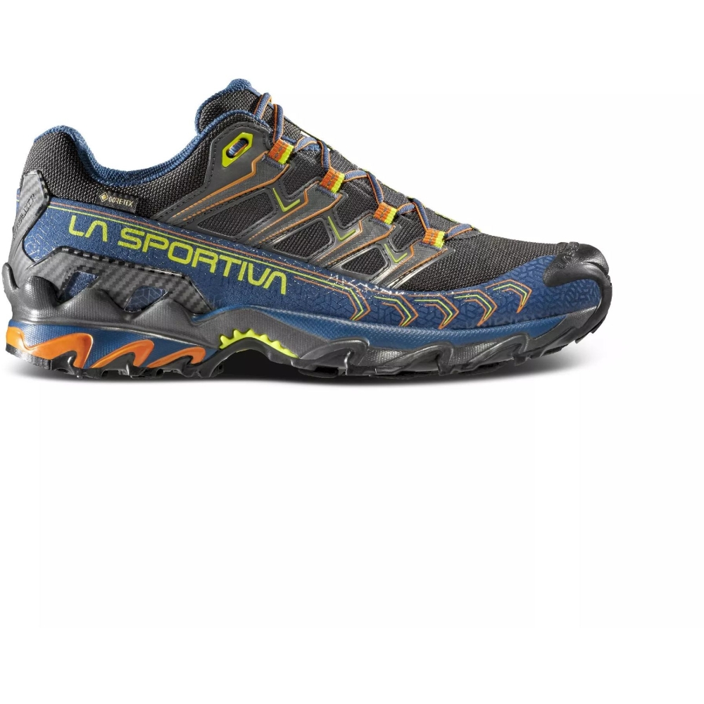 La Sportiva Ultra Raptor II GTX   StormBlue/LimePunch ZFHS054-B39E29 wandelschoenen heren online bestellen bij Kathmandu Outdoor & Travel