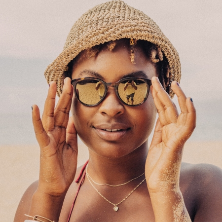 Sunski  Makani Tortoise Flash Gold