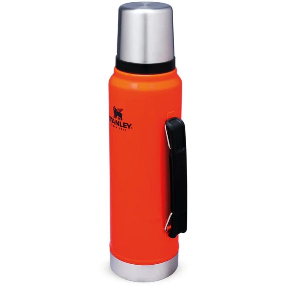 Stanley The Legendary Classic Bottle 1,0L Blaze Orange 10-08266-032 drinkflessen en thermosflessen online bestellen bij Kathmandu Outdoor & Travel