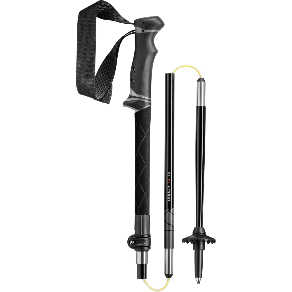 Leki Legacy FX TA SilverG/bRed/Black LT65222451 wandelstokken en gamaschen online bestellen bij Kathmandu Outdoor & Travel