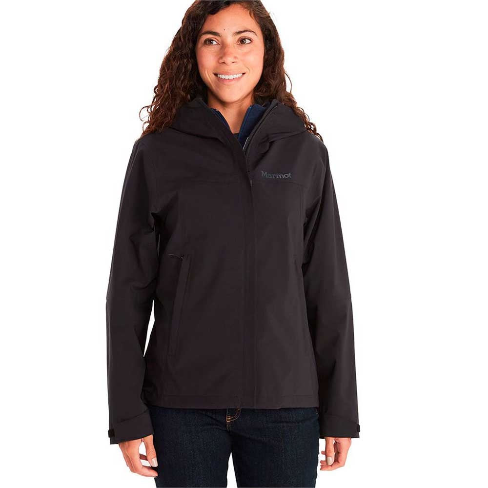 Marmot PreCip Pro Jacket Women's Black M12389-001 jassen online bestellen bij Kathmandu Outdoor & Travel