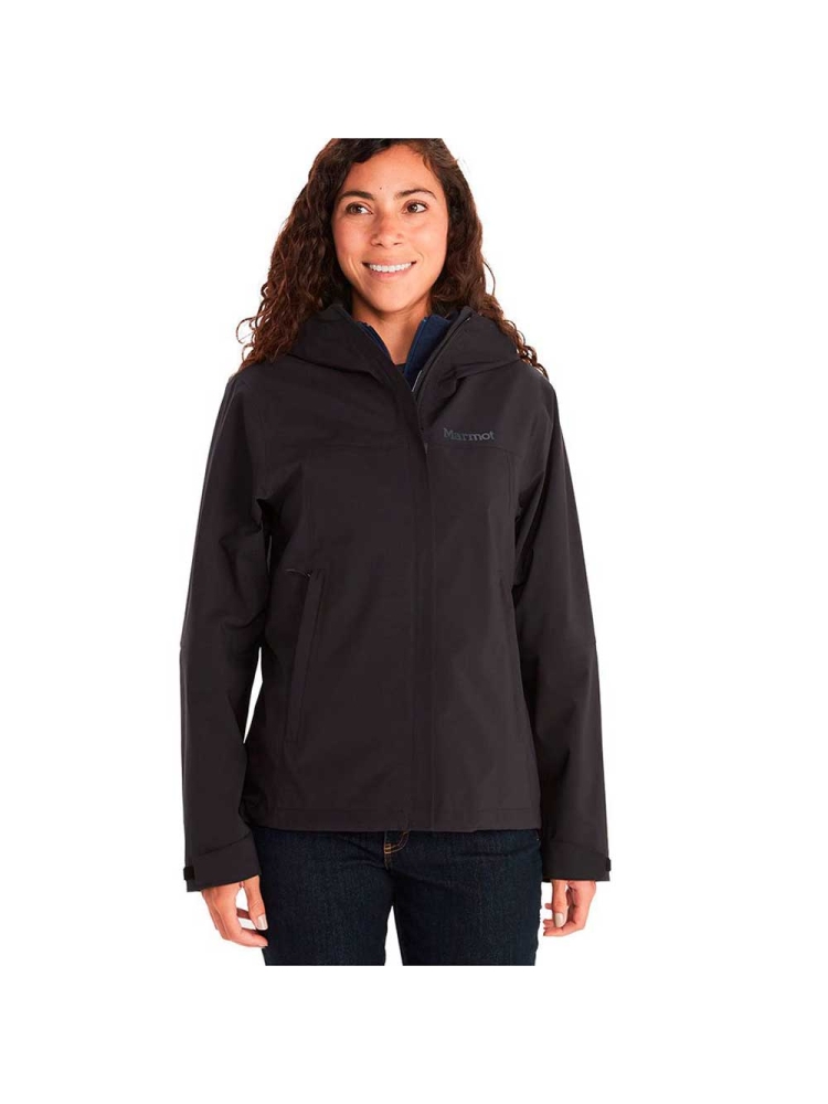 Marmot PreCip Pro Jacket Women's Black M12389-001 jassen online bestellen bij Kathmandu Outdoor & Travel