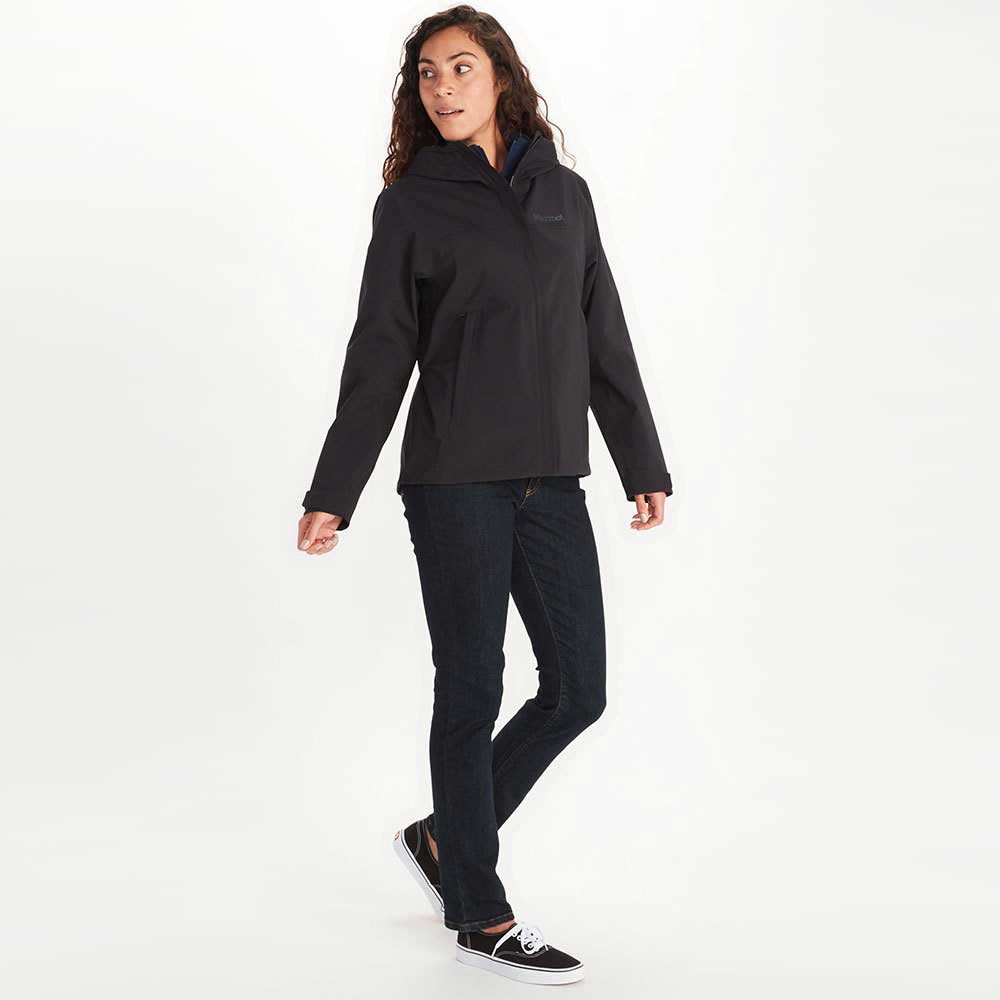 Marmot PreCip Pro Jacket Women's Black M12389-001 jassen online bestellen bij Kathmandu Outdoor & Travel