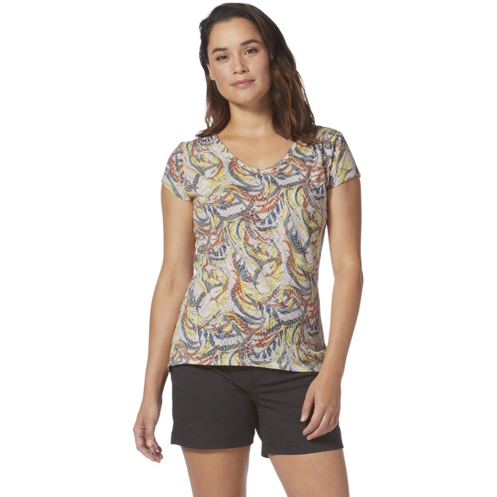 Royal Robbins Featherweight Tee Women's Ivory Caulfield Pt Y611013-143 shirts en tops online bestellen bij Kathmandu Outdoor & Travel