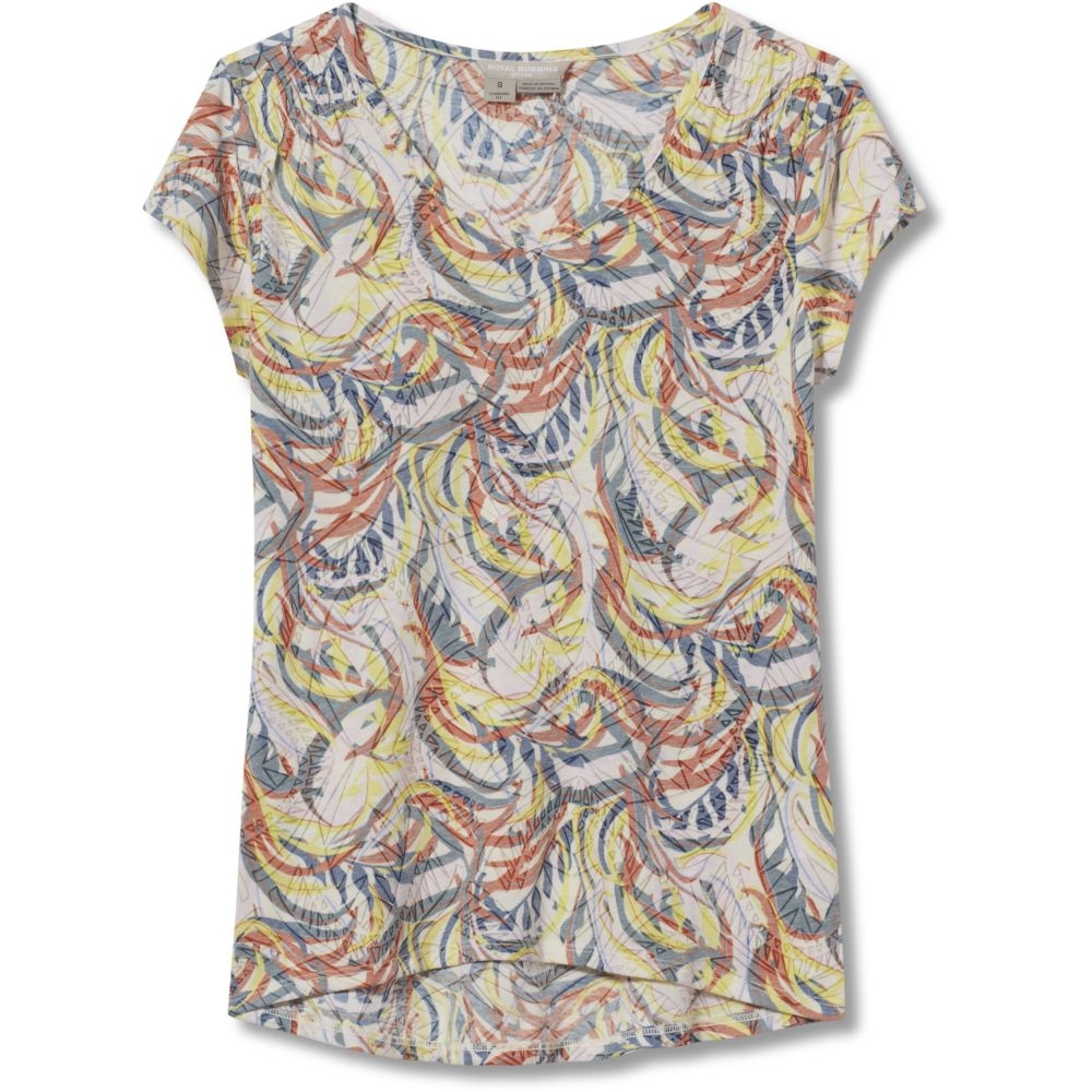 Royal Robbins Featherweight Tee Women's Ivory Caulfield Pt Y611013-143 shirts en tops online bestellen bij Kathmandu Outdoor & Travel
