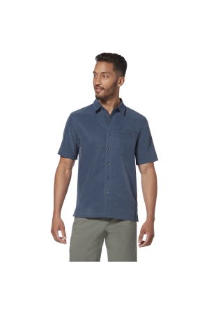 Royal Robbins Mojave Pucker Dry Short Sleeve  Collins Blue Y71201-751 shirts en tops online bestellen bij Kathmandu Outdoor & Travel