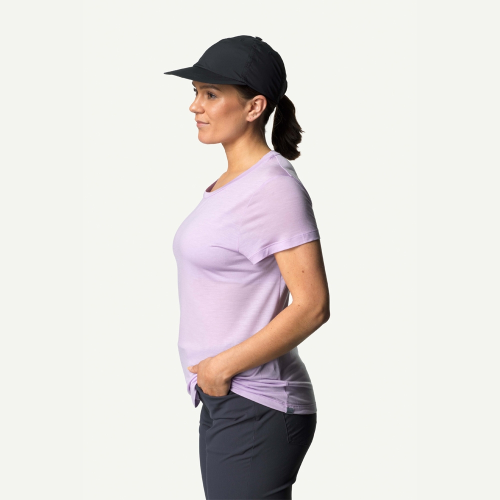 Houdini Tree Tee Women's Purple Heather 130954-Purple Heathe shirts en tops online bestellen bij Kathmandu Outdoor & Travel