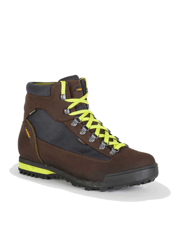 AKU Slope V-Light GTX Earth Brown/Lime 885.31-661 wandelschoenen dames online bestellen bij Kathmandu Outdoor & Travel