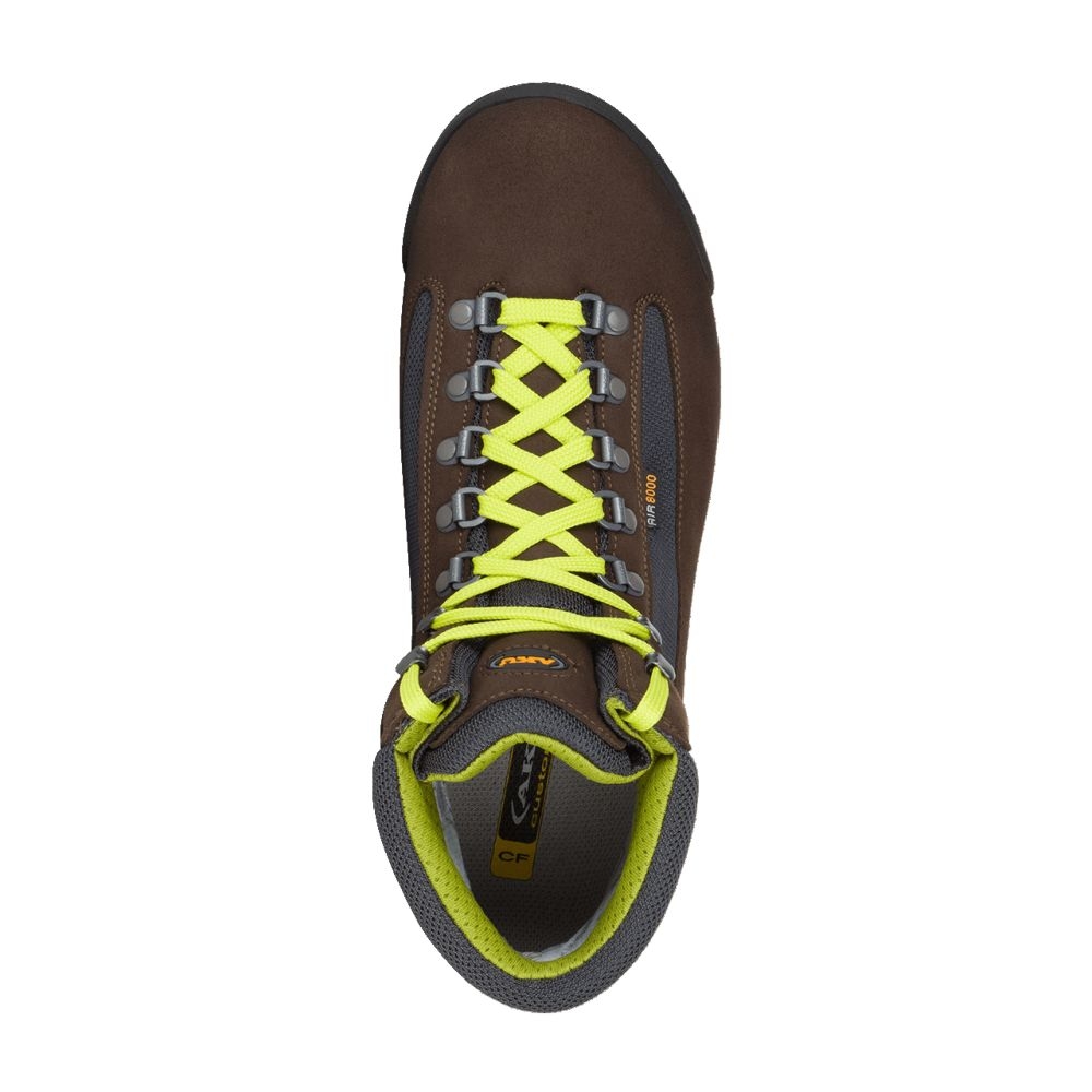 AKU Slope V-Light GTX Earth Brown/Lime 885.31-661 wandelschoenen dames online bestellen bij Kathmandu Outdoor & Travel