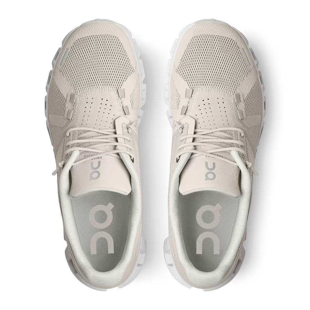 On-running Cloud 5 Women's Pearl | White 59.98773 wandelschoenen dames online bestellen bij Kathmandu Outdoor & Travel