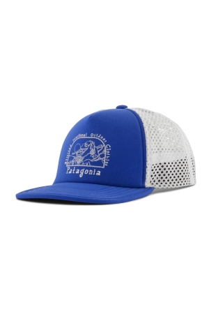 Patagonia Duckbill Trucker Hat LostAndFound Passage Blue 28757-LFPA kleding accessoires online bestellen bij Kathmandu Outdoor & Travel