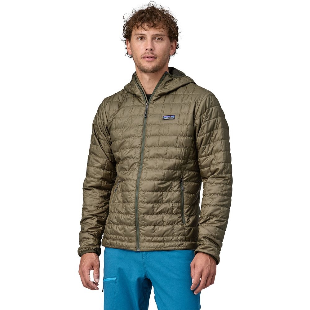 Patagonia Nano Puff Hoody Sage Khaki 84222-SKA jassen online bestellen bij Kathmandu Outdoor & Travel