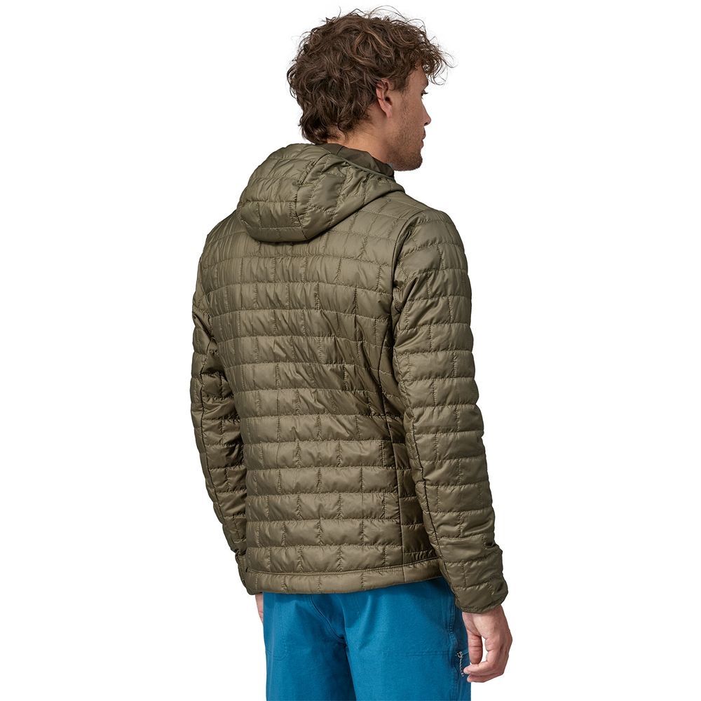 Patagonia Nano Puff Hoody Sage Khaki 84222-SKA jassen online bestellen bij Kathmandu Outdoor & Travel