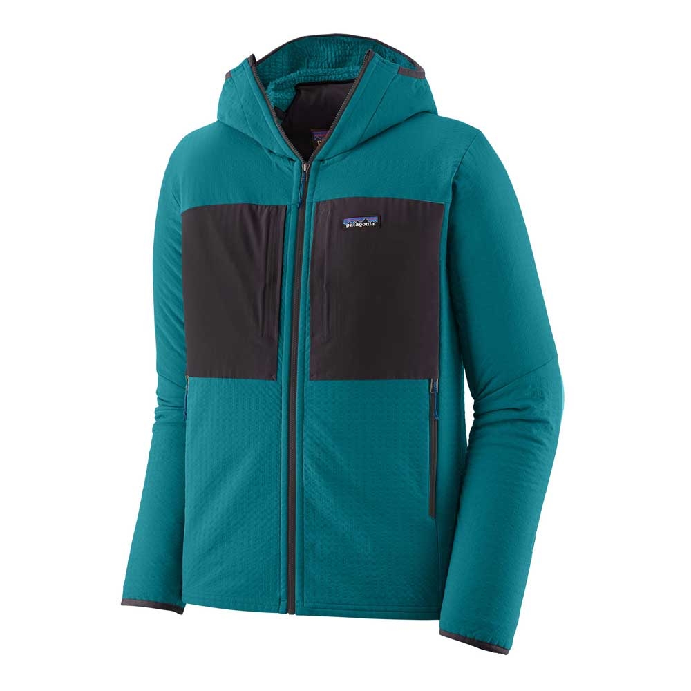 Patagonia R2 TechFace Hoody Belay Blue 83731-BLYB fleeces en truien online bestellen bij Kathmandu Outdoor & Travel