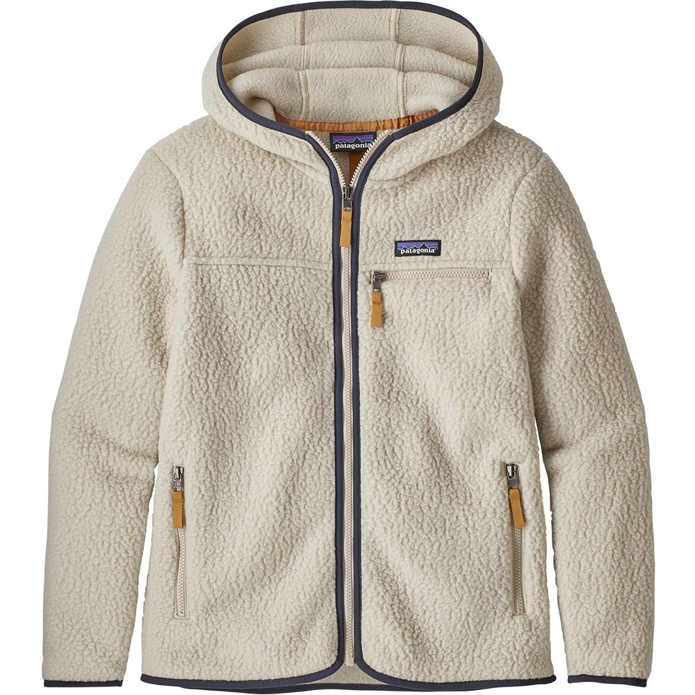 Patagonia Retro Pile Hoody Women's Pelican 22806-PLCN fleeces en truien online bestellen bij Kathmandu Outdoor & Travel