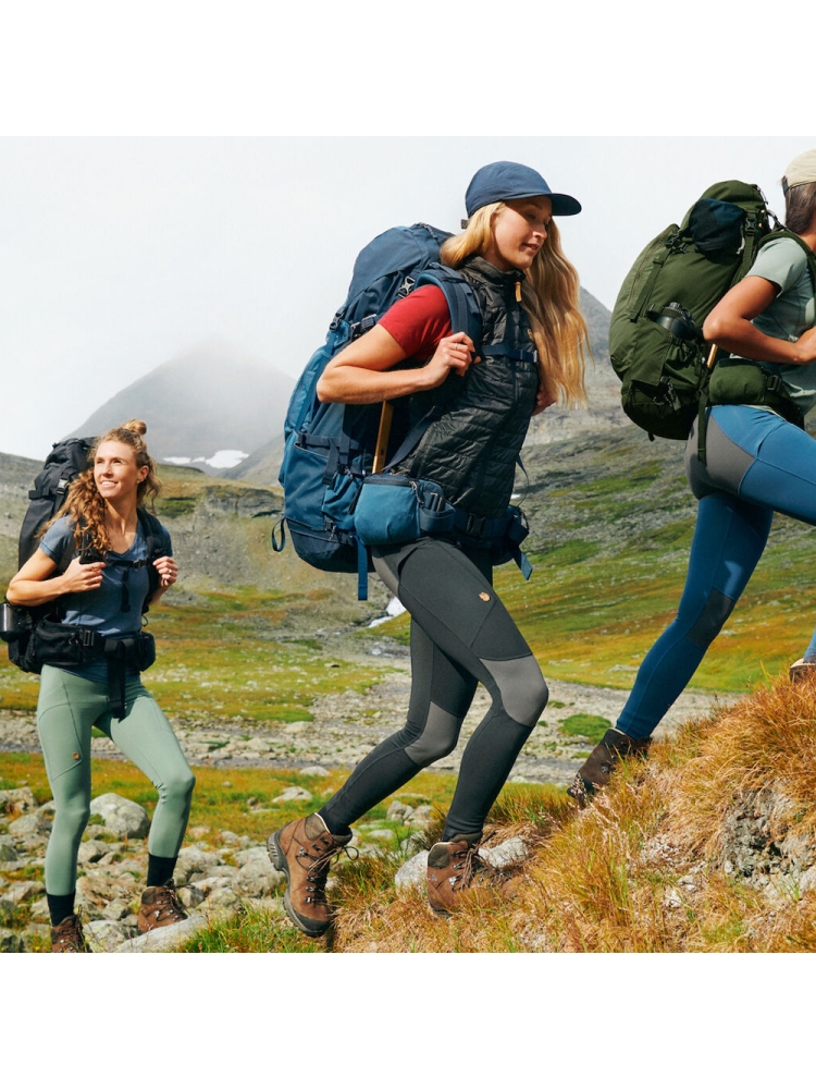 Fjällräven Abisko Trekking Tights Pro Women's Black-Iron Grey 84771-550-048 broeken online bestellen bij Kathmandu Outdoor & Travel
