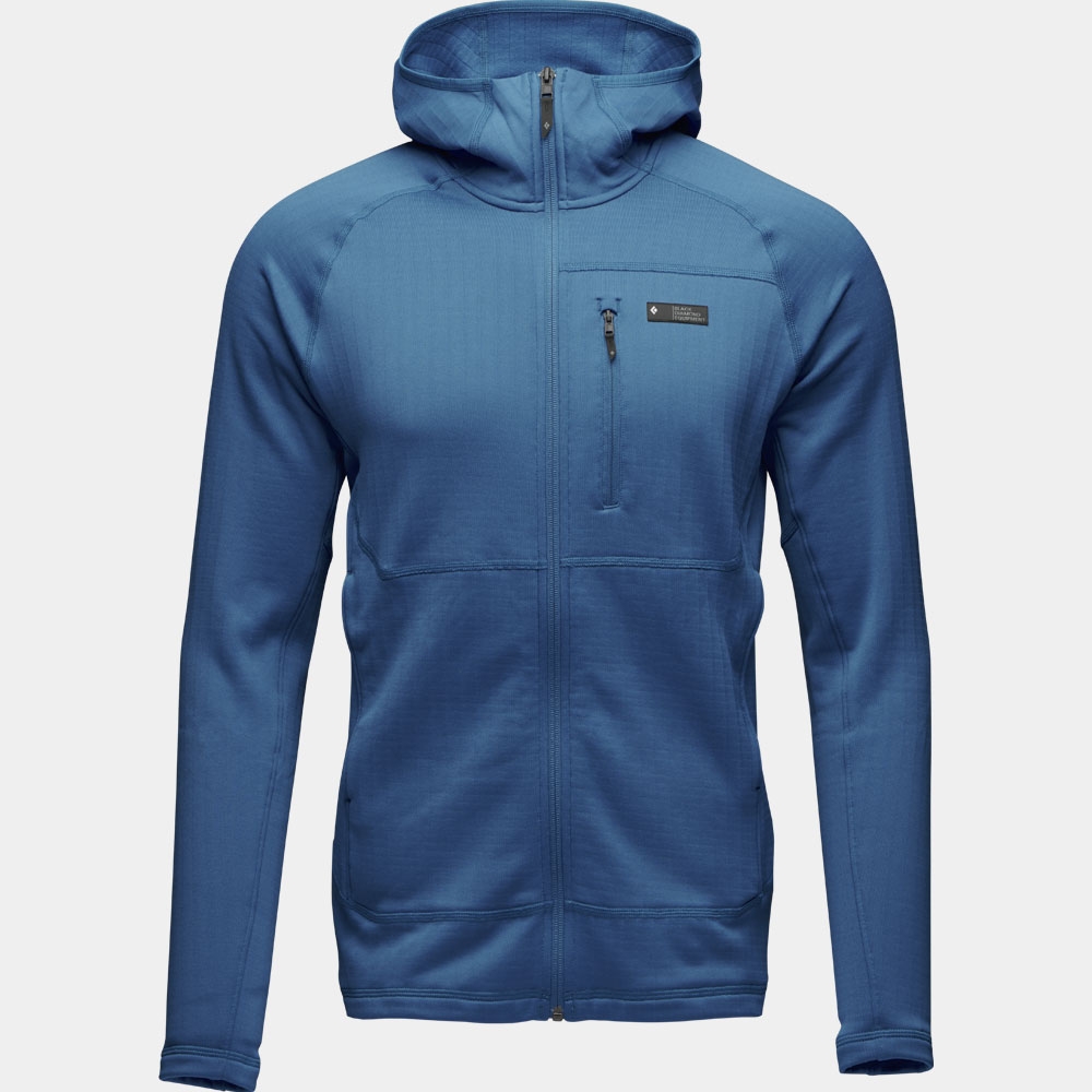 Black Diamond Factor Hoody Kingfisher AP744040-4015 fleeces en truien online bestellen bij Kathmandu Outdoor & Travel