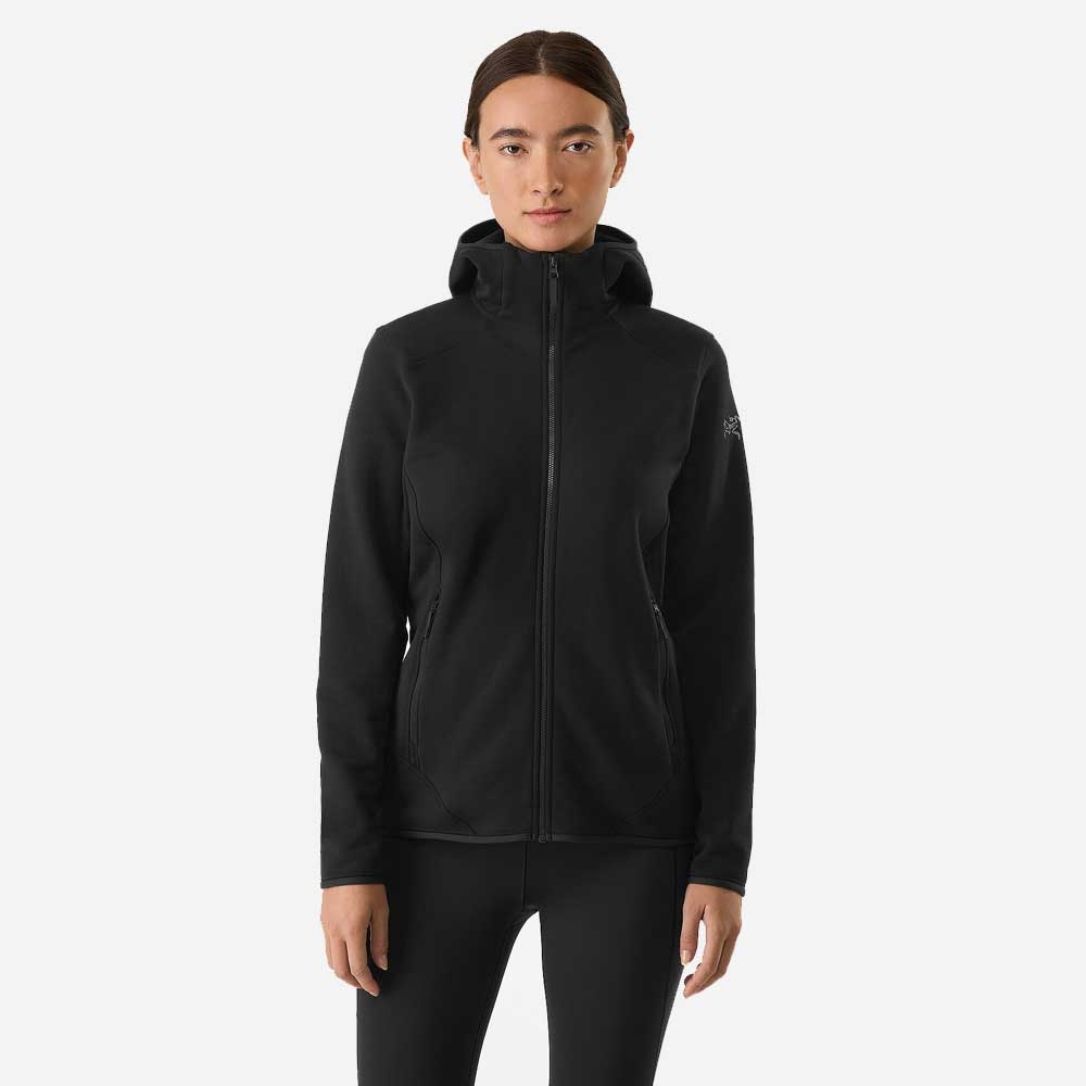 Arc'teryx Kyanite Hoody Women's Black 6939-002291 fleeces en truien online bestellen bij Kathmandu Outdoor & Travel