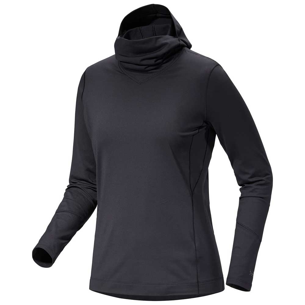 Arc'teryx Rho Hoody Women's Black 7326-002291 onderkleding/thermokleding online bestellen bij Kathmandu Outdoor & Travel