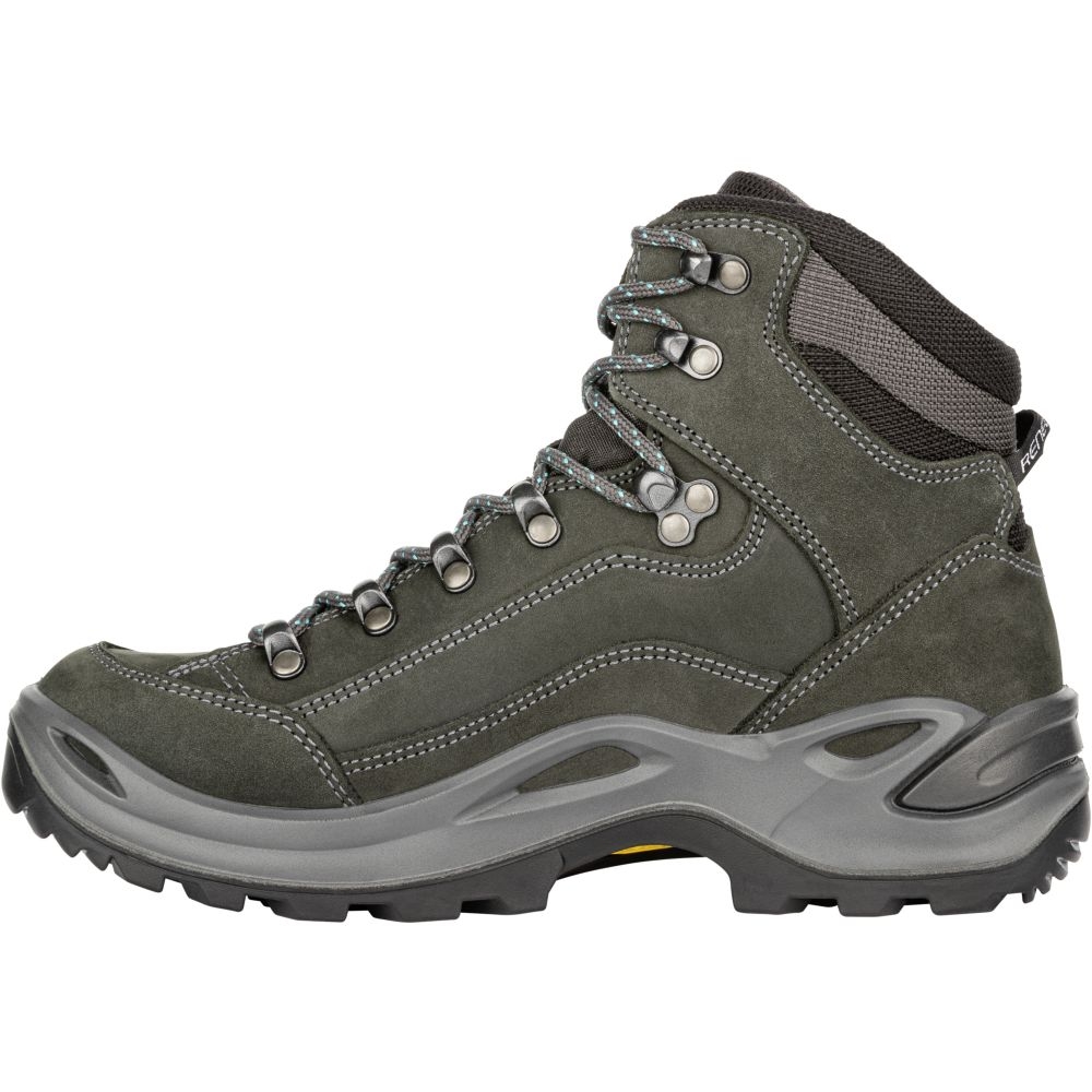 Lowa Renegade GTX Mid Women's asphalt/turquoise LM320945-9368 wandelschoenen dames online bestellen bij Kathmandu Outdoor & Travel