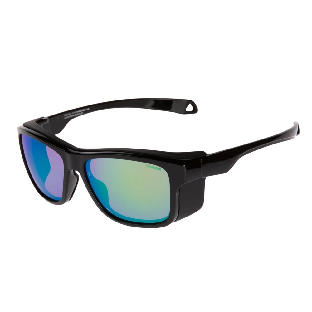 Sinner Whitepass II Shiny Black/Matte Black SISU-875-10-48 zonnebrillen online bestellen bij Kathmandu Outdoor & Travel